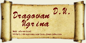Dragovan Ugrina vizit kartica
